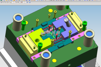 打印機復雜件注塑模具設計